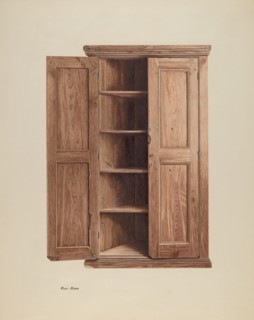 Triangular Corner Safe, c. 1941.