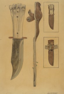 Sheath Knife, c. 1936.