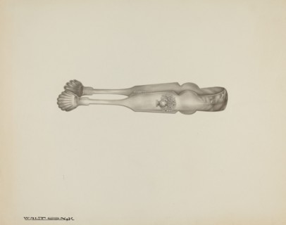 Silver Sugar Tongs, c. 1939.