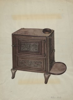Wood Burner Cook Stove, c. 1939.