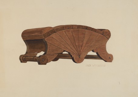 Footstool, c. 1941.