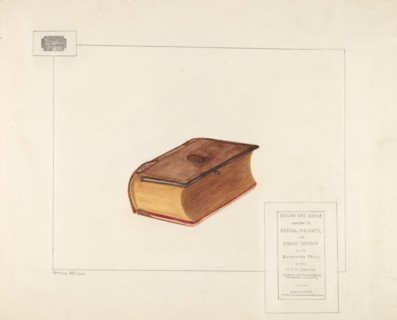 Hymn Book, c. 1937.