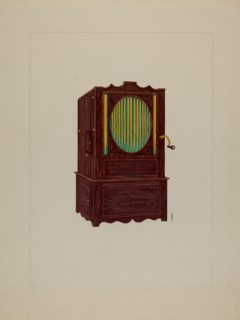 Cylinder Pipe Organ, c. 1940.