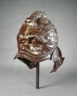Helmet (burgonet) in the Form of a Dolphin Mask, 1540/1545.
