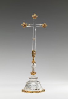 Altar Cross, c. 1590 (foot); mid to late 19th century (cross and its mounts).