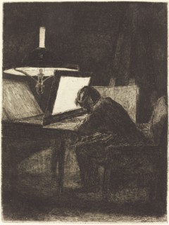 The Printmaker (Le Graveur), 1861.