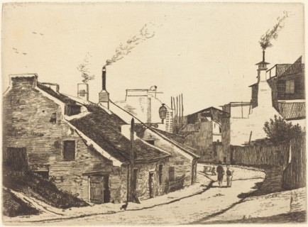 Rue de Champ de l'Alouette, 1861.