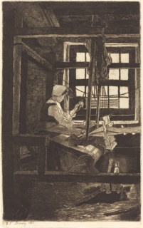 The Weaver (La Tisserande), 1861.