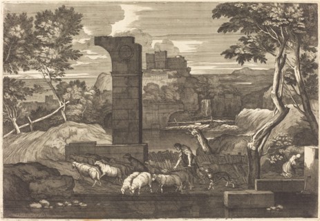 Landscape with Peasant and his Herd.