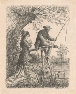 Fishing, c. 1880.
