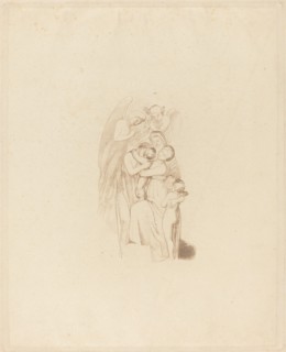 Holy Family? with Angels l.1: The March of the Intellect, 19th century.