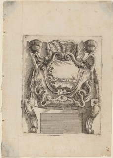 Architectural Motif with a Landscape, c. 1690.