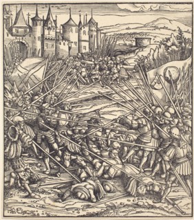 Battle of the Foot Soldiers with Lances.