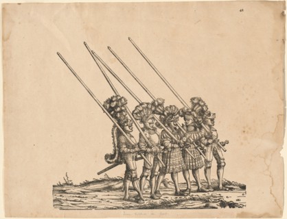 Five Tilters on Foot, 1516/1518 (published 1522, printed 1777 or 1796).