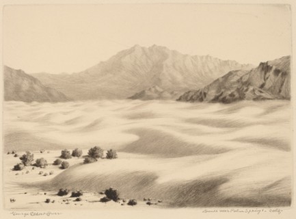 Dunes near Palm Springs, California (no.2), c. 1934.