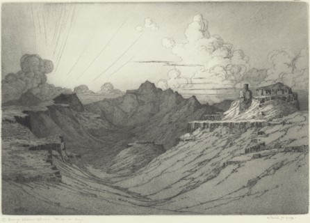 Desert Sunset, 1921.