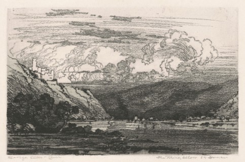 The Rhine, below St. Goar, c. 1915.