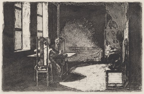 The Artist in His Mother's Room, Danzig, 1774.