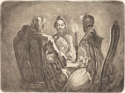 The Card Game (Der kleine l'Hombre Tisch), 1758.