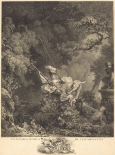 Les Hazards heureux de l'Escarpolette, probably 1782.