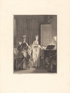 Il appliqua sur cette main un baiser que je sentis sur mon coeur, 1777.