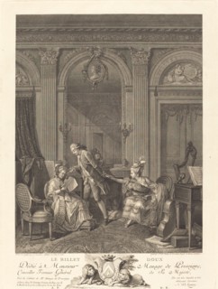 Le Billet doux, 1778.