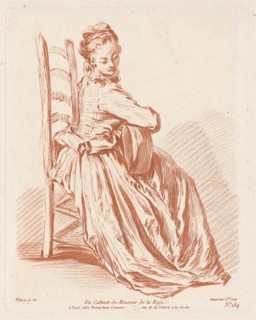 Woman Playing the Guitar, 1764.