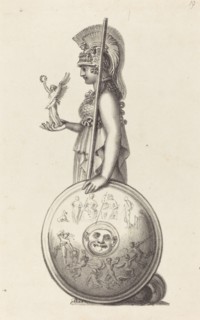 Minerva, by Phidas, published 1829.
