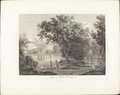 Lago in villa Borghese, 1792.