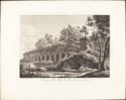 Avanzi della Villa di M. Bruto a Tivoli, 1794.