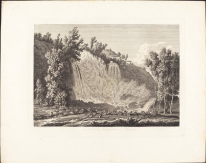 Cascatella Superiore a Tivoli, 1796.
