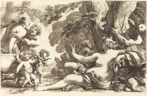 Seated Bacchante with Children, 1650s.