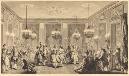 Le bal paré, 1774.