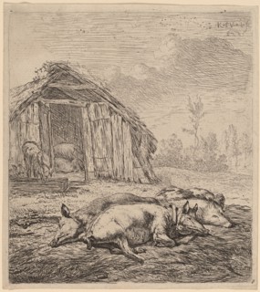 Three Pigs, 1652.
