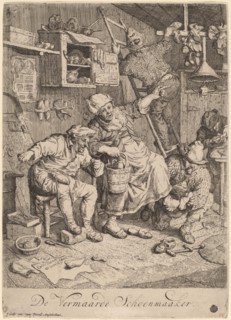 The Merry Shoemaker, 1695.