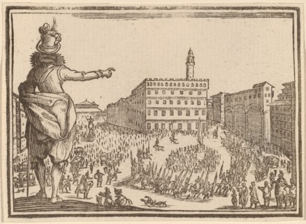 Piazza della Signoria, Florence, 1621.