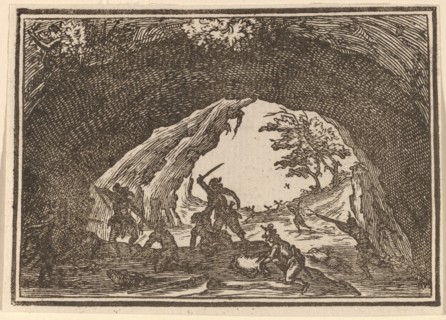 Soldiers Attacking Robbers, 1621.