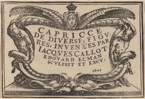 Title Page for "The Capricci", 1621.