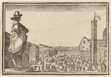 Piazza del Duomo, Florence, 1621.
