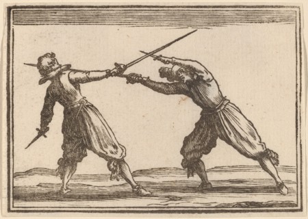 Duel with Swords and Daggers, 1621.