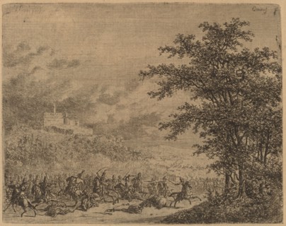 The Affair near Konigstein (L'Affaire pres de Koenigstein) [recto].