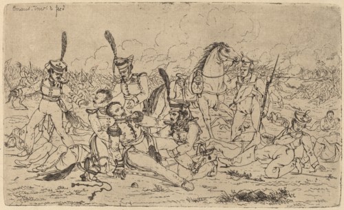 Death of a Russian General (Le Mort d'un general russe), 1814.