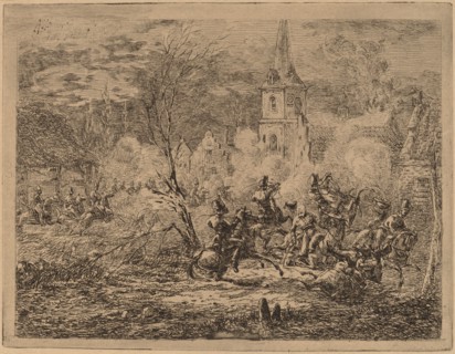 Capture of a Village (Prise d'un village).