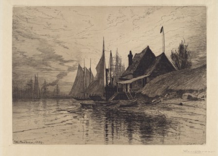New York Harbor, 1884.