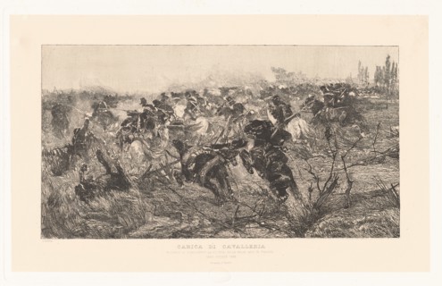 Carica di cavalleria [Calvary Charge], 1883-1884.