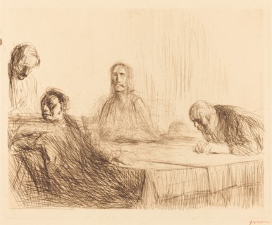 The Supper at Emmaus (second plate), 1910.