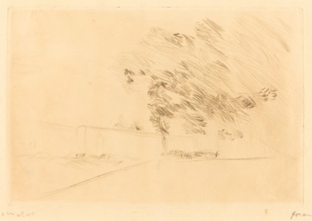 In the Park at Versailles (first plate), 1909.