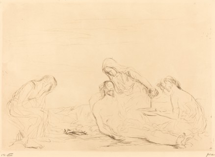 Pietà (third plate), 1910.
