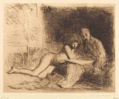The Model's Rest (fourth plate), 1909.