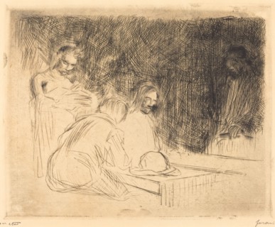 The Supper at Emmaus (third plate), 1910.